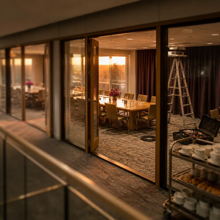 How many meeting rooms does the Nottingham Belfry have for refined city escapes